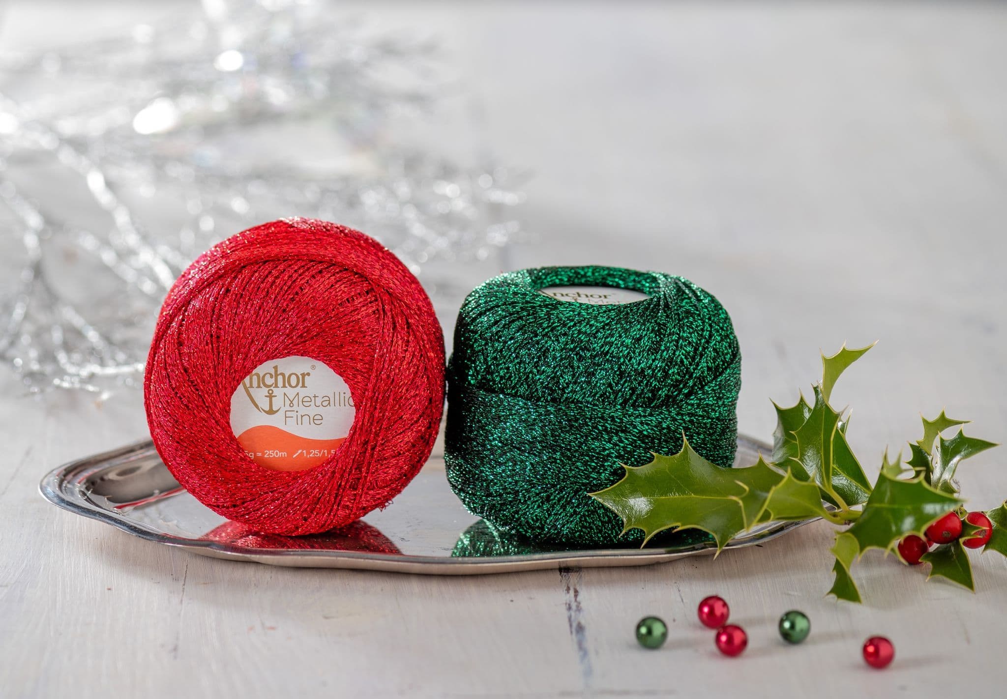 Anchor Lamé Metallic Embroidery Thread - 322 Green - Very Crafty