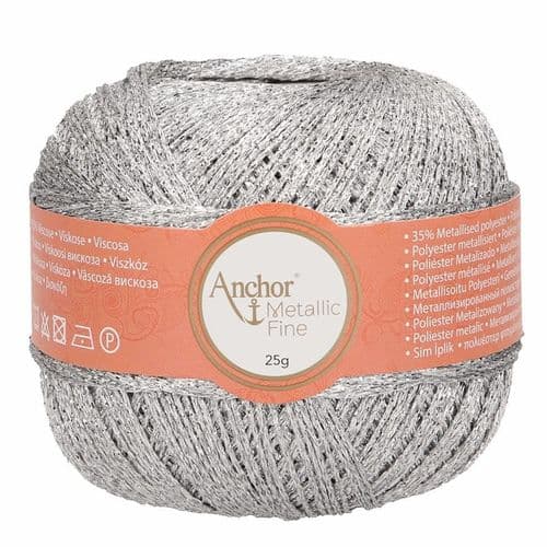 Anchor Metallic FINE No 10 Crochet Thread 300 GOLD