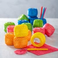 Anchor Metallic & Fino Crochet Bucket Hat FREE