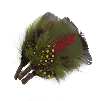 Assorted Plumes Bright Feathers 3pcs