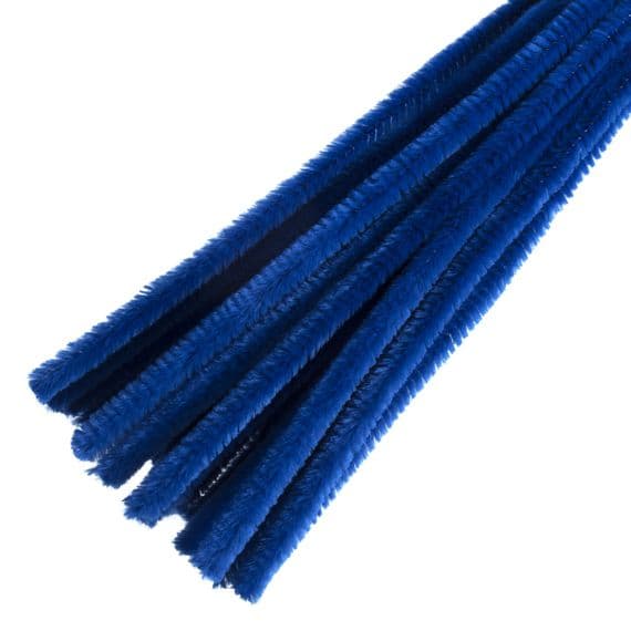 Chenille Wires 12mm x 30cm BLUE
