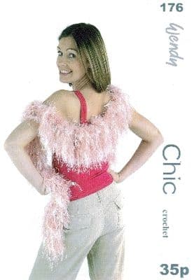 Chic Fluffy BOA Crochet Pattern 176
