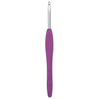 Clover AMOUR Crochet Hook 4.0mm Comfort Grip