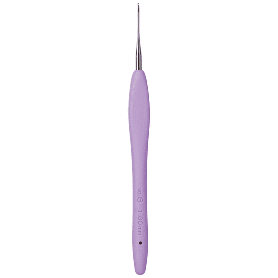 Clover Amour Steel Crochet Hook 1.00mm