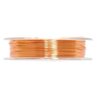 Crochet Beading Wire Brass 0.5mm x 5mm COPPER