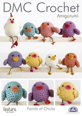 DMC Amigurumi Family of Chicks Crochet Pattern 14900L/2