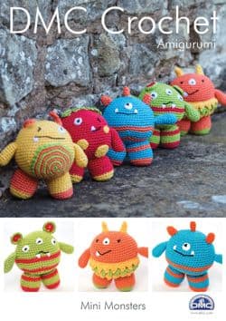 DMC Amigurumi MINI MONSTERS Crochet Pattern 15049L/2