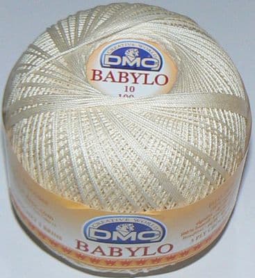 DMC BABYLO Crochet Cotton No.10 ECRU 100g