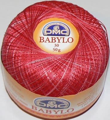 DMC Babylo Crochet Cotton No.30 057 Red Multi