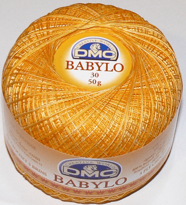 DMC Babylo Crochet Cotton No.30 090 YELLOW Multi