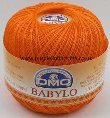 DMC Babylo Crochet Cotton No.30 3375 Orange