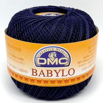 DMC Babylo Crochet Cotton No.30 823 Navy