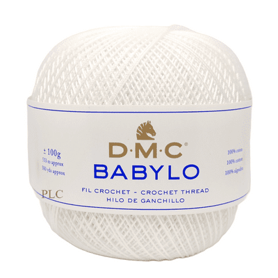 DMC Babylo Crochet Cotton No.30 White B5200 100g