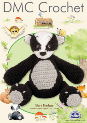 DMC Bert Badger Woodland Folk Crochet Pattern