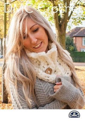 DMC Cocoon Ribbed Snood Crochet Pattern FREE