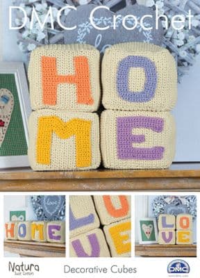 DMC Decorative Cubes Natura Crochet Pattern 15095