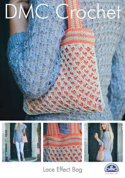 DMC Lace Effect Bag Crochet Pattern 15041