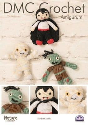 DMC Natura Amigurumi MONSTER MASH Crochet Pattern 15319
