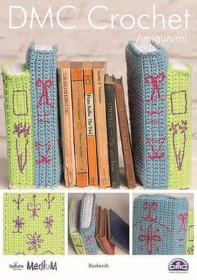 DMC Natura MEDIUM Bookends Crochet Pattern 15345