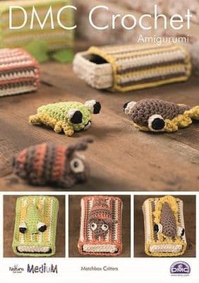 DMC Natura MEDIUM Matchbox Critters Amigurumi Crochet Pattern 15347