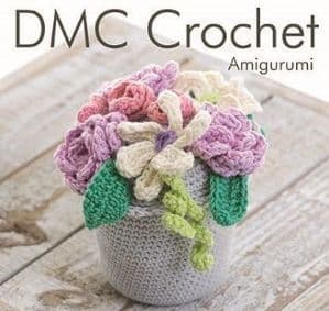 DMC Natura MEDIUM Spring Flowers Table Decoration Crochet Pattern 15342