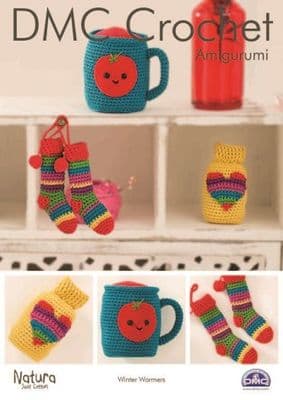 DMC Natura Winter Warmers Crochet Pattern 15316