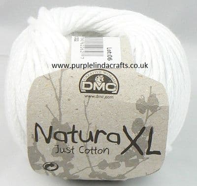 DMC Natura XL Just Cotton Super Chunky Yarn 01 White