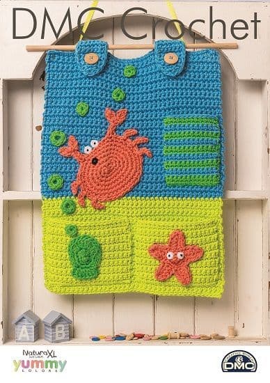 DMC Natura XL Rockpool Room Tidy Crochet Pattern 15382