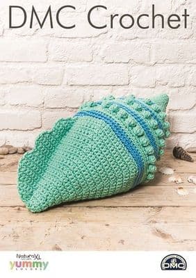 DMC Natura XL Shell Cushion Crochet Pattern 15384