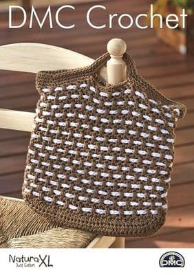 DMC Natura XL Tote BAG Crochet Pattern 15379