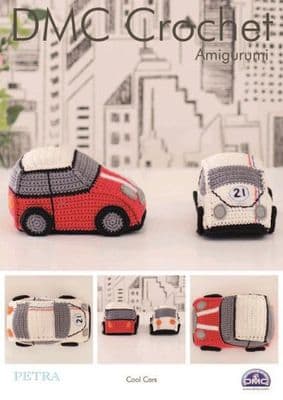DMC Petra Cool Cars Crochet Pattern 15325