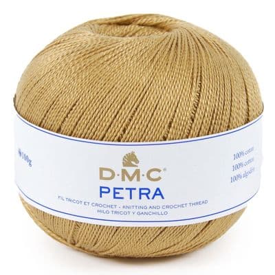 DMC PETRA No.3 Crochet Cotton 53045 Lt Brown