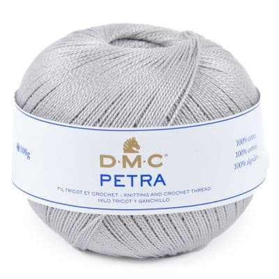 DMC Petra No.3 Crochet Cotton - 5415 Silver Grey