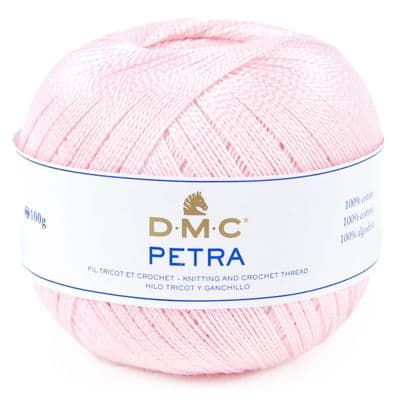 DMC PETRA No.3 Crochet Cotton 54461 Pale Pink