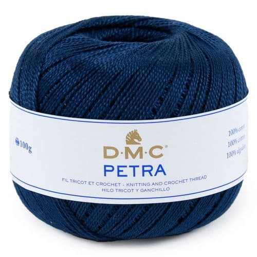 DMC PETRA No 3 Crochet Cotton 5823 NAVY