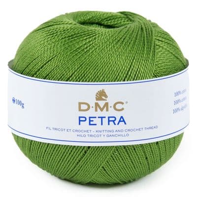 DMC PETRA No.3 Crochet Cotton 5905 Green