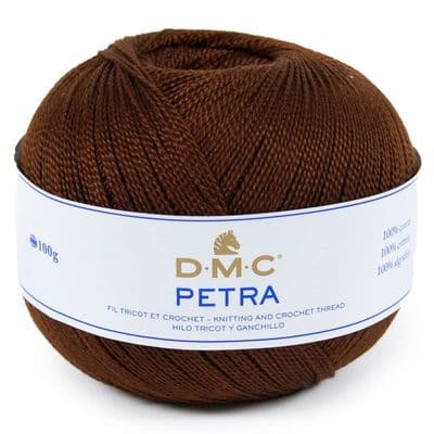 DMC Petra No.3 Crochet Cotton - 5938 Brown