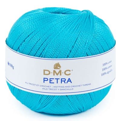 DMC PETRA No.5 Crochet Cotton 53845 Turquoise