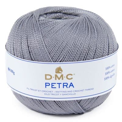 DMC PETRA No.5 Crochet Cotton 5414 Grey
