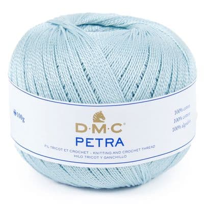 DMC PETRA No.5 Crochet Cotton 54518 Pale Blue