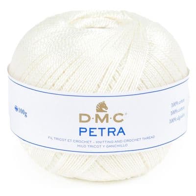 DMC PETRA No.8 Crochet Cotton 54460 Cream