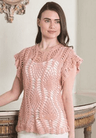 DMC Pineapple Tunic Top Crochet Pattern 15092