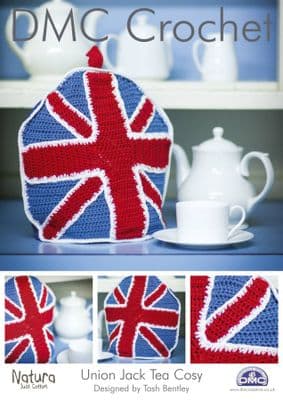 DMC Union Jack Tea Cosy Crochet Pattern 14896L/2