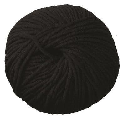 DMC Woolly 5 Merino Wool 02 Black