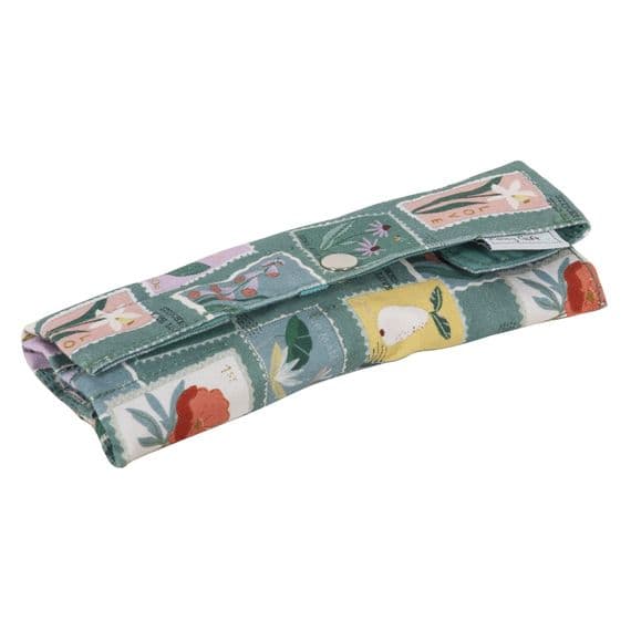 Embroidered Stamps Crochet Wrap Hook Case REDUCED