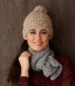 FREE PATTERN Sirdar Bouffle Crochet HAT and SCARF