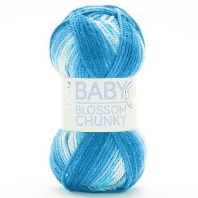 Hayfield Baby Blossom Chunky Yarn 362 Baby Bluebell