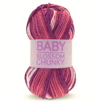 Hayfield Baby Blossom Chunky Yarn 369 Pretty Pansy