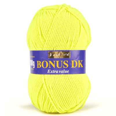 Hayfield Bonus DK 550 Neon Yellow