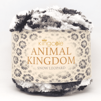 King Cole Animal Kingdom Yarn 6315 Snow Leopard